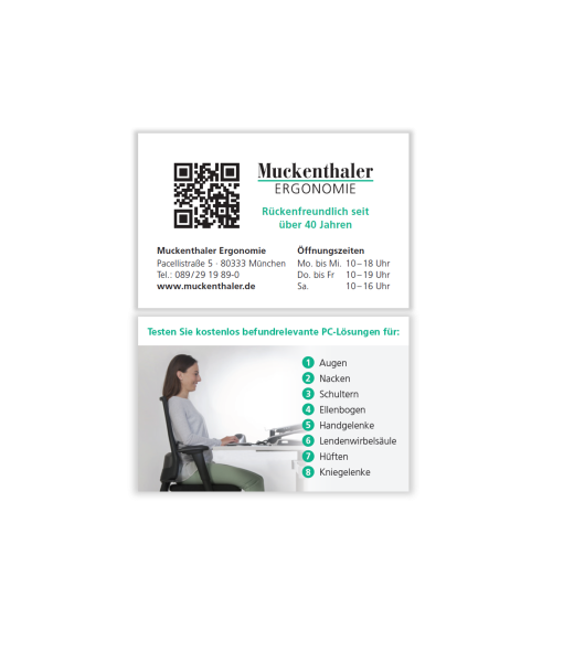 Infomaterial Visitenkarten